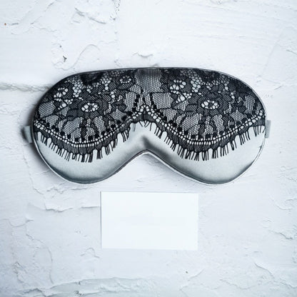Lace & Silk Breathable Stylish Eye Mask
