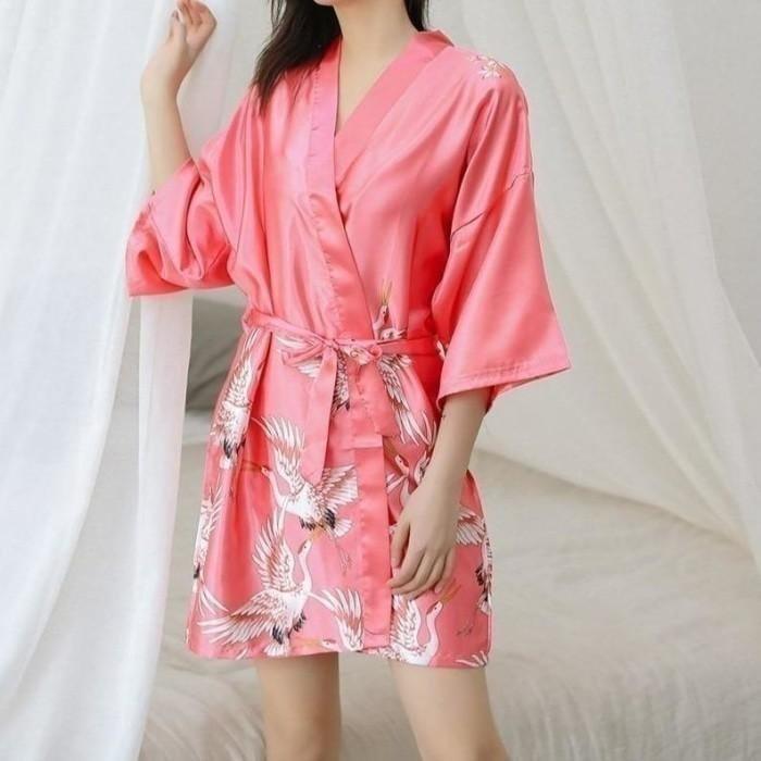 Women's Oriental Style Summer Print Robe