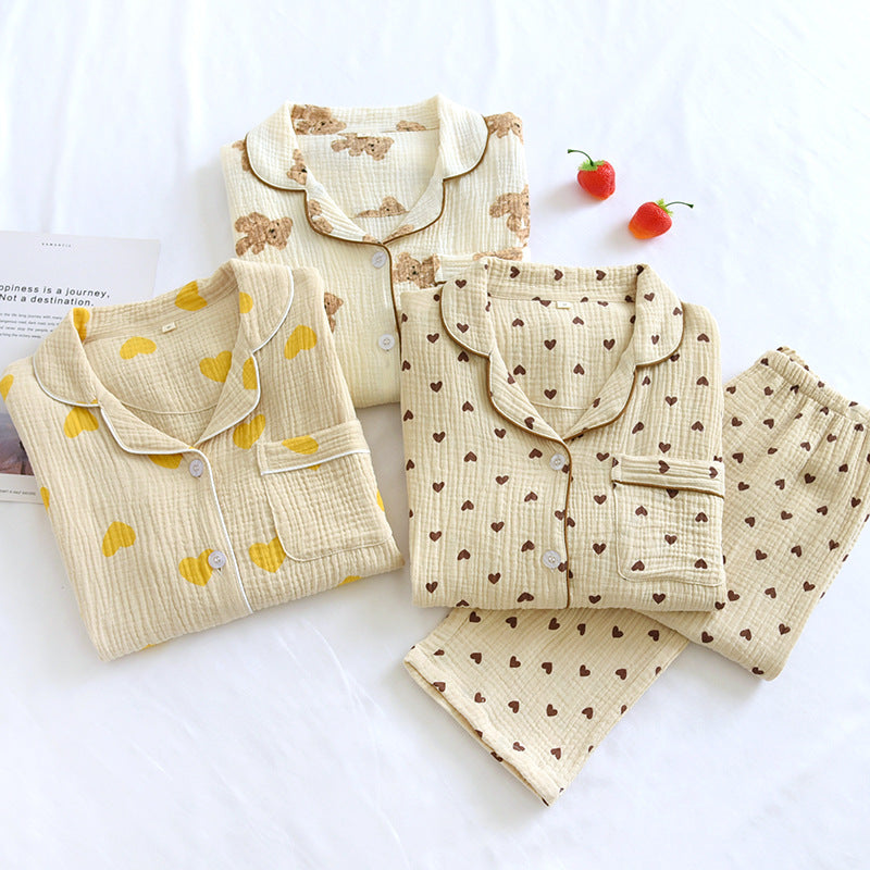 Cotton Gauze Loose-fit Pyjamas