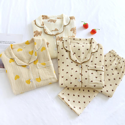Cotton Gauze Loose-fit Pyjamas