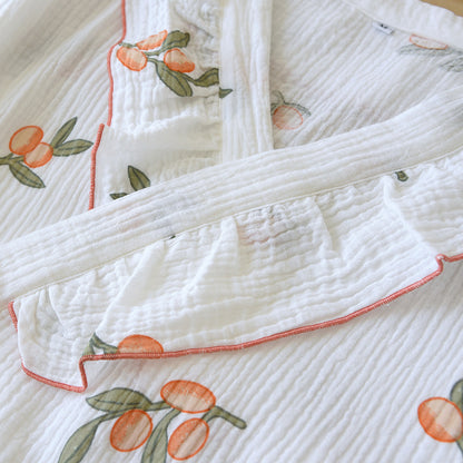 Short-Sleeved Cotton Thin Homewear Suit