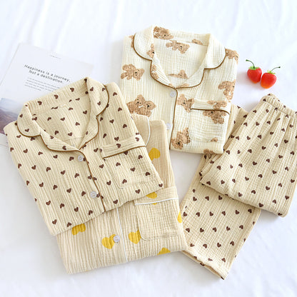 Cotton Gauze Loose-fit Pyjamas