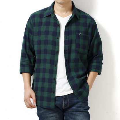 Men's Loose-Fit Oversized Downtime Cotton Shirt