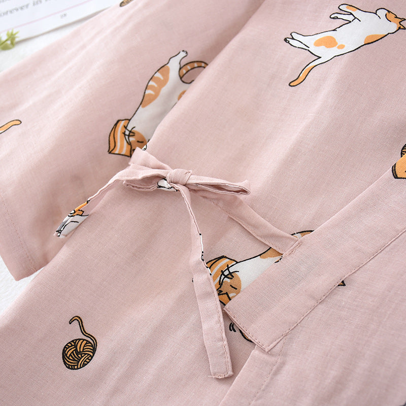Japanese MuJi Kimono-style Sleep Set