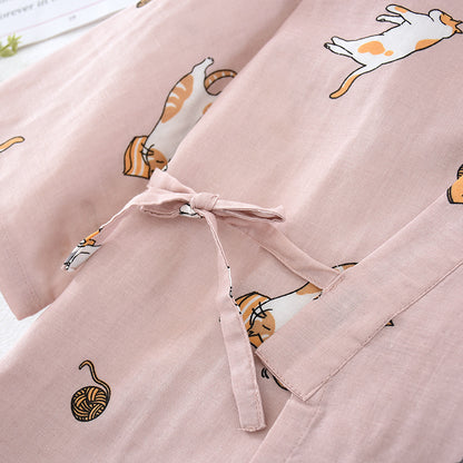 Japanese MuJi Kimono-style Sleep Set