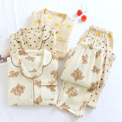 Cotton Gauze Loose-fit Pyjamas