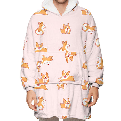 Plush-feel Oversized Unisex Hoodie