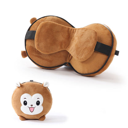 Cartoon Cotton Travel Sleep Mask