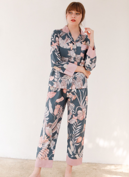 Bold Print Cotton Pyjamas