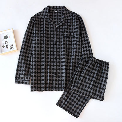 Plaid Design Gender-free Cotton PJs