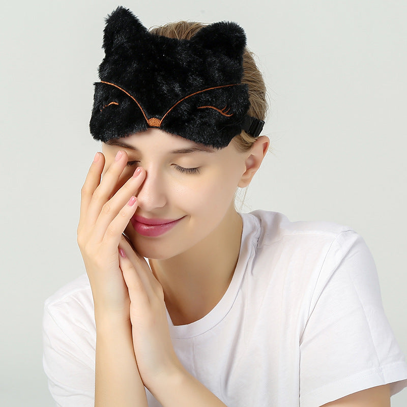 Plush Blackout Sleep Eye Mask