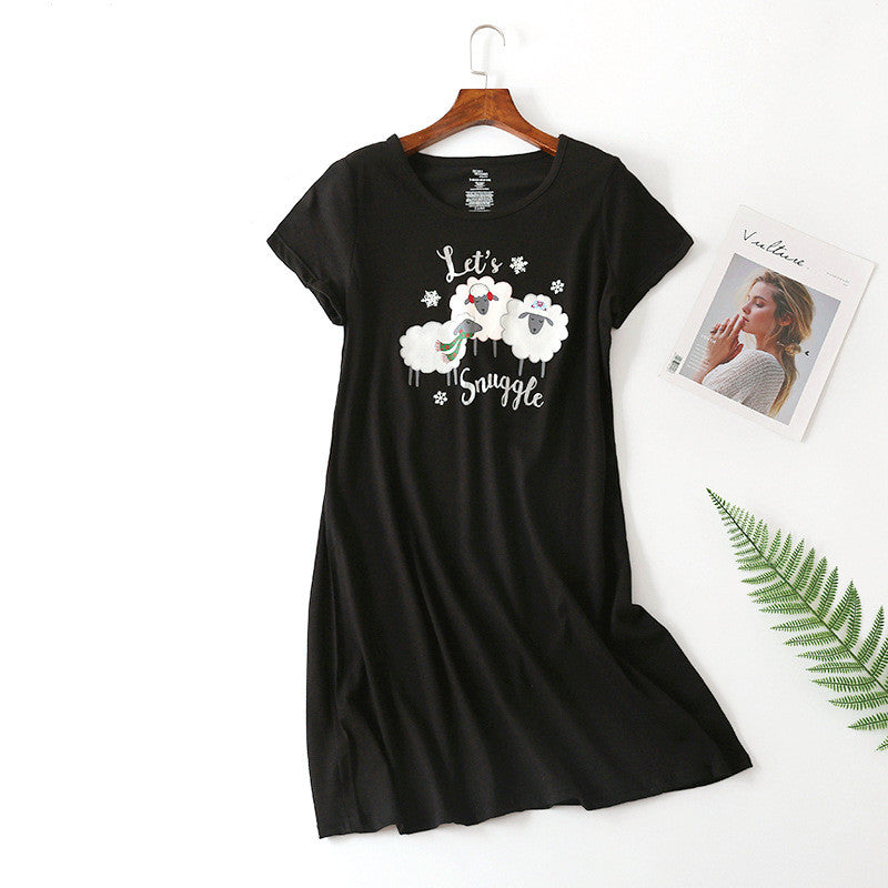Ladies Plus Size Cotton Nightgown
