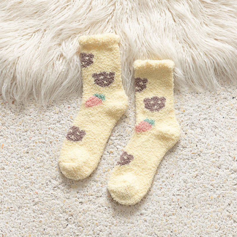Warm & Cosy Japanese Style Sleepover Socks