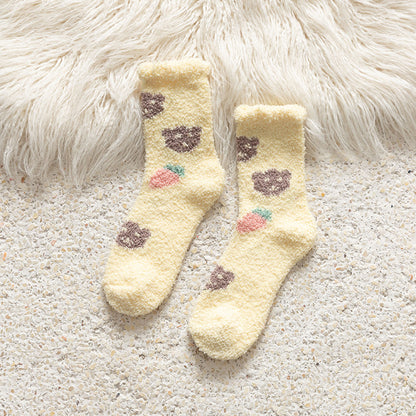 Warm & Cosy Japanese Style Sleepover Socks