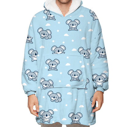 Plush-feel Oversized Unisex Hoodie