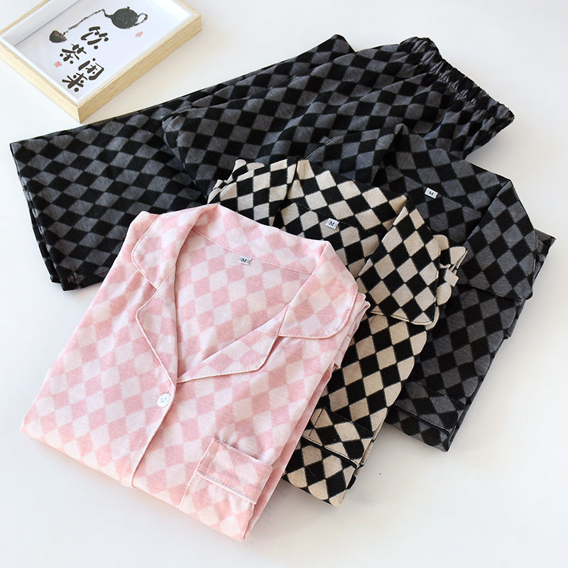 Plaid Design Gender-free Cotton PJs