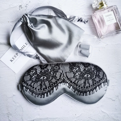 Lace & Silk Breathable Stylish Eye Mask