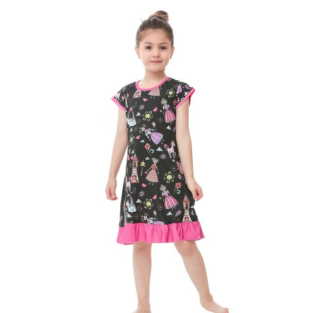 Patterned Dreamland Night Gown