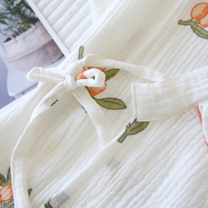 Short-Sleeved Cotton Thin Homewear Suit
