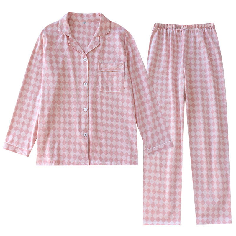 Plaid Design Gender-free Cotton PJs