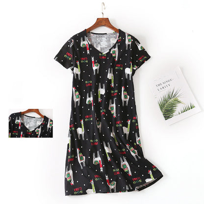 Ladies Plus Size Cotton Nightgown