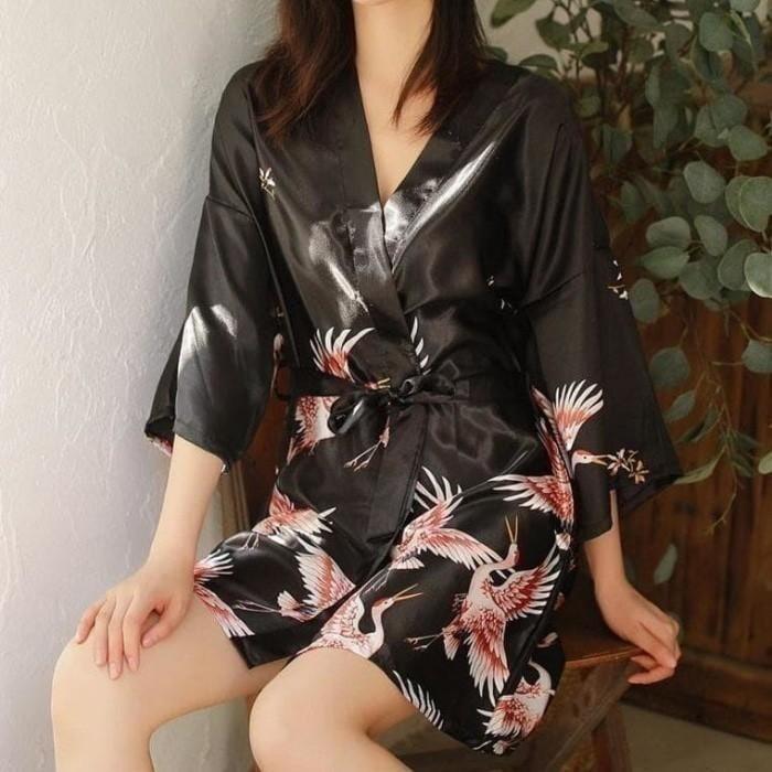 Women's Oriental Style Summer Print Robe