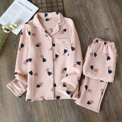 Women's Classic Style Pure Cotton Quilted Pyjamas