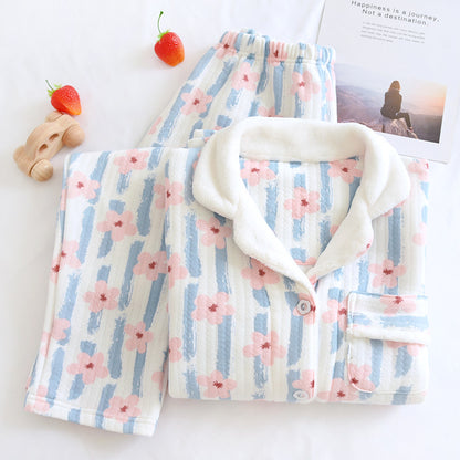 Women's Classic Style Pure Cotton Quilted Pyjamas