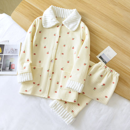 Women's Classic Style Pure Cotton Quilted Pyjamas
