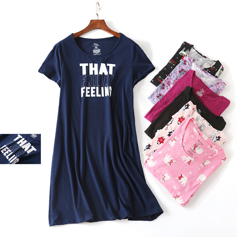 Ladies Plus Size Cotton Nightgown
