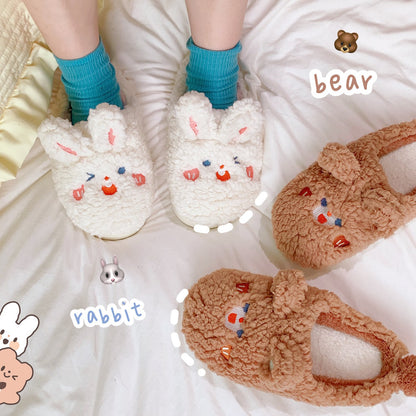 Furry Animal Slippers