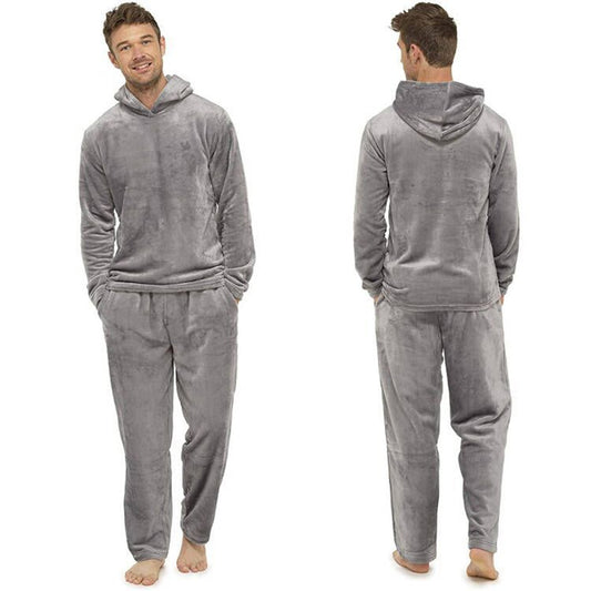 Men's Faux Silk Loungewear Set