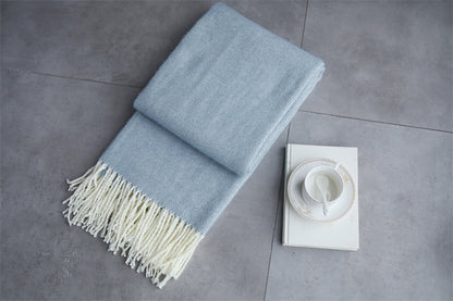 Nordic Style Sofa Mink Velvet Blanket