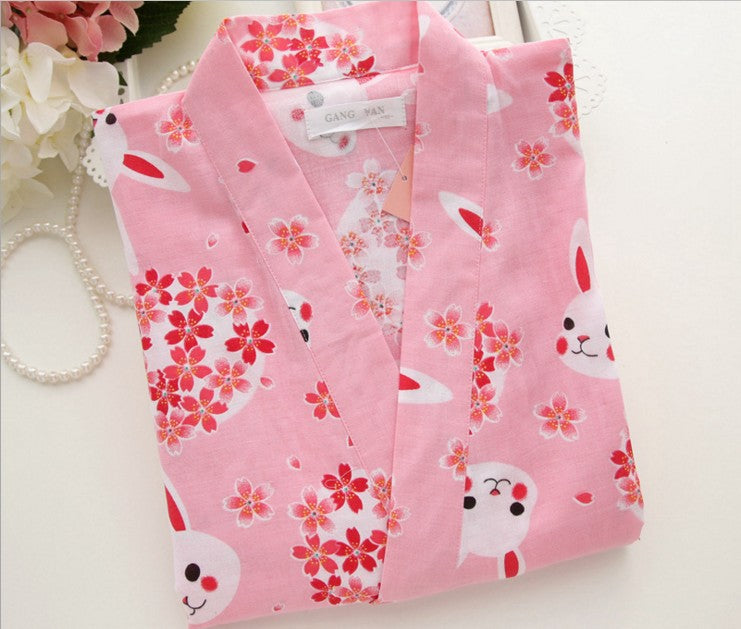 Thin Cotton Bold Print Summer Evenings Kimono