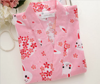 Thin Cotton Bold Print Summer Evenings Kimono