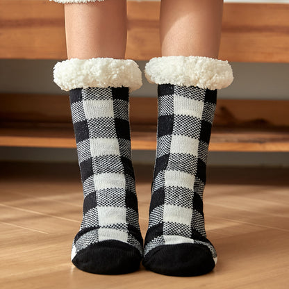Ladies Tartan Warm Evenings Carpet Sock
