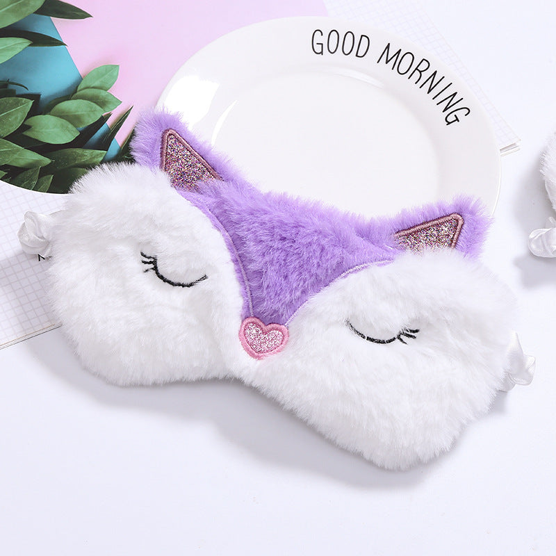 Sweet Dreams Blackout Plush Eye Mask