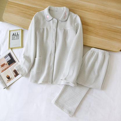 Women's Classic Style Pure Cotton Quilted Pyjamas