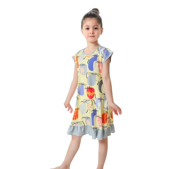 Patterned Dreamland Night Gown