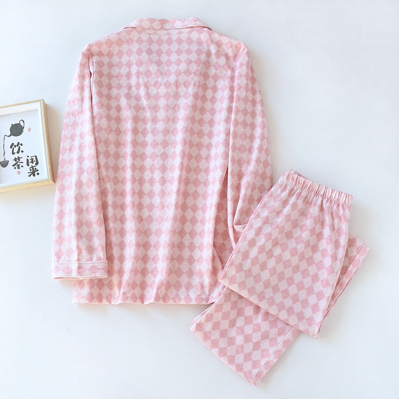 Plaid Design Gender-free Cotton PJs