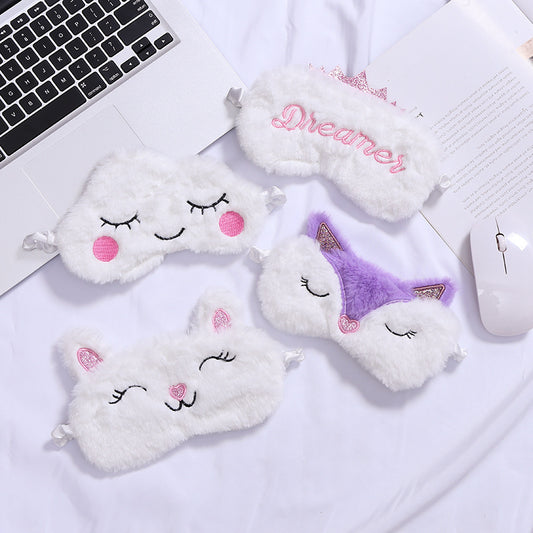 Sweet Dreams Blackout Plush Eye Mask