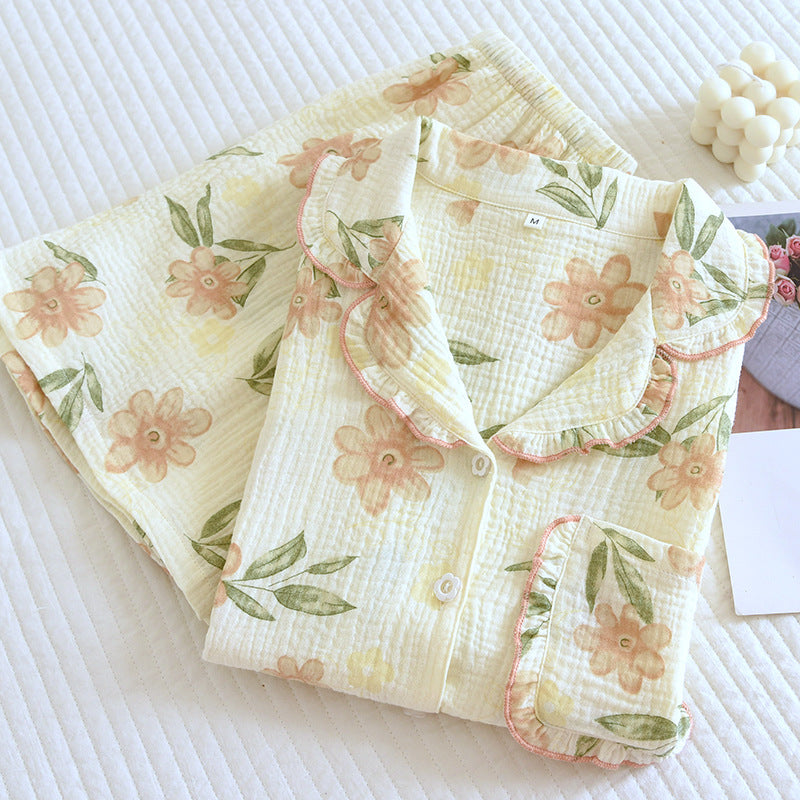 Washed Cotton Women's Pyjamas