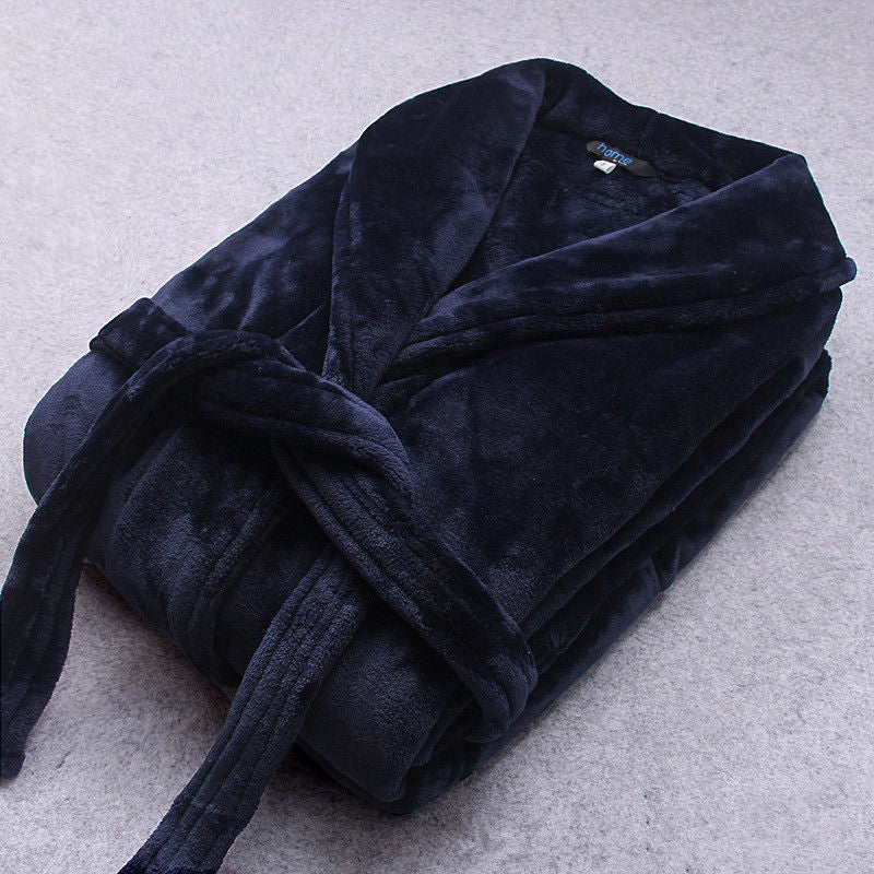 Autumn / Winter Coral Fleece Bathrobe