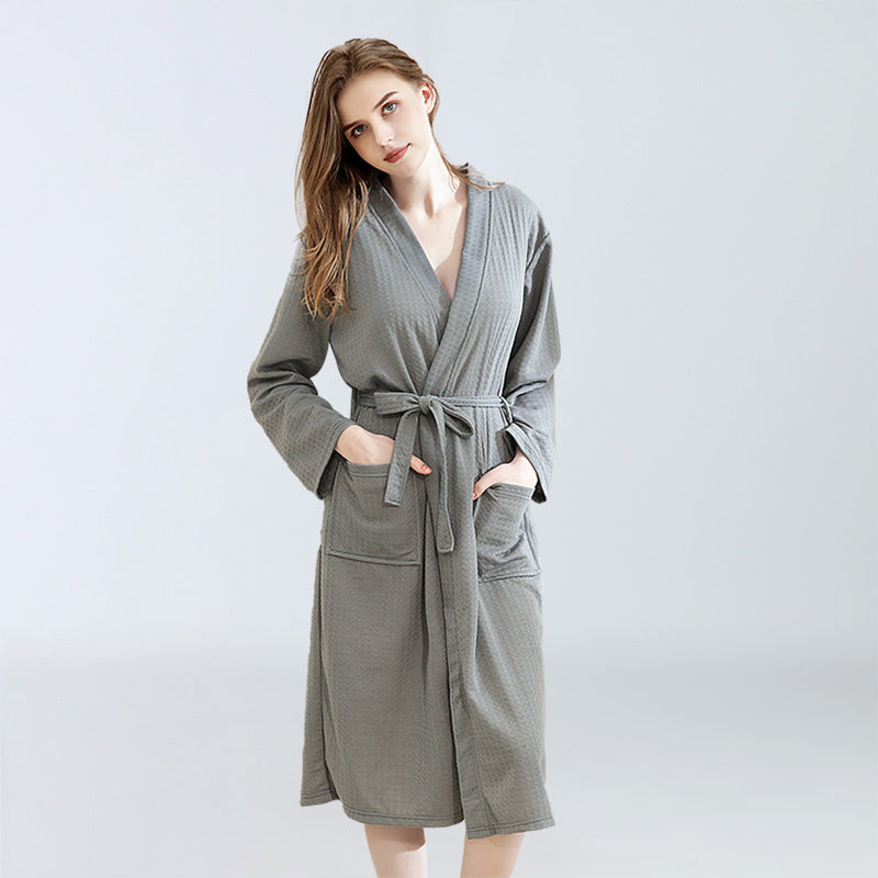 Men's And Women's Thin-feel Robe