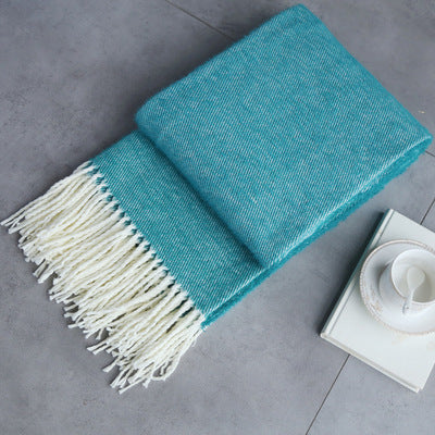 Nordic Style Sofa Mink Velvet Blanket
