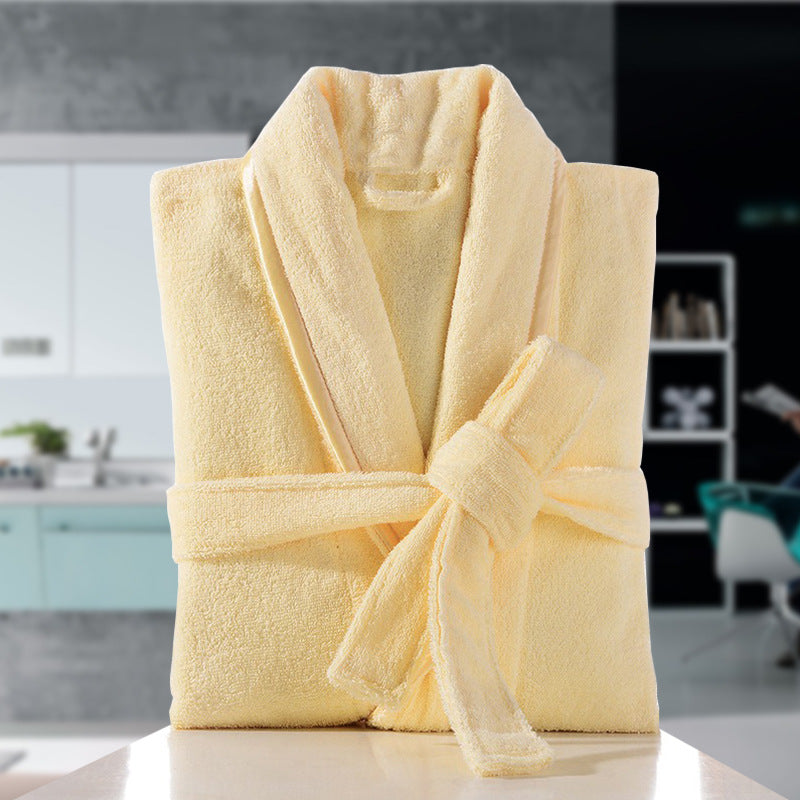 Absorbent Cotton Toweling Robe
